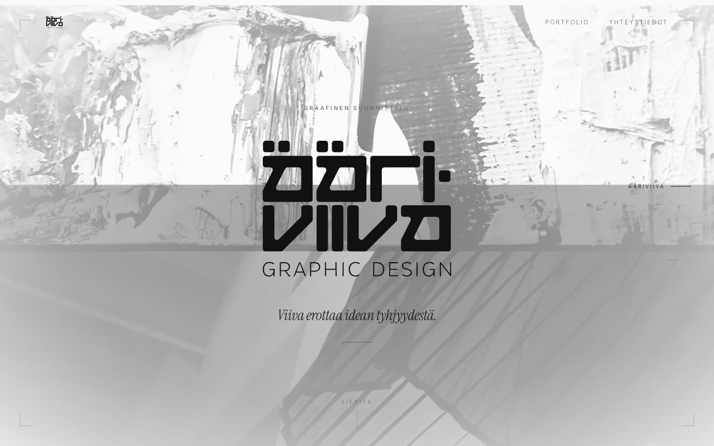 Aariviiva portfolio site — Finnish creative studio