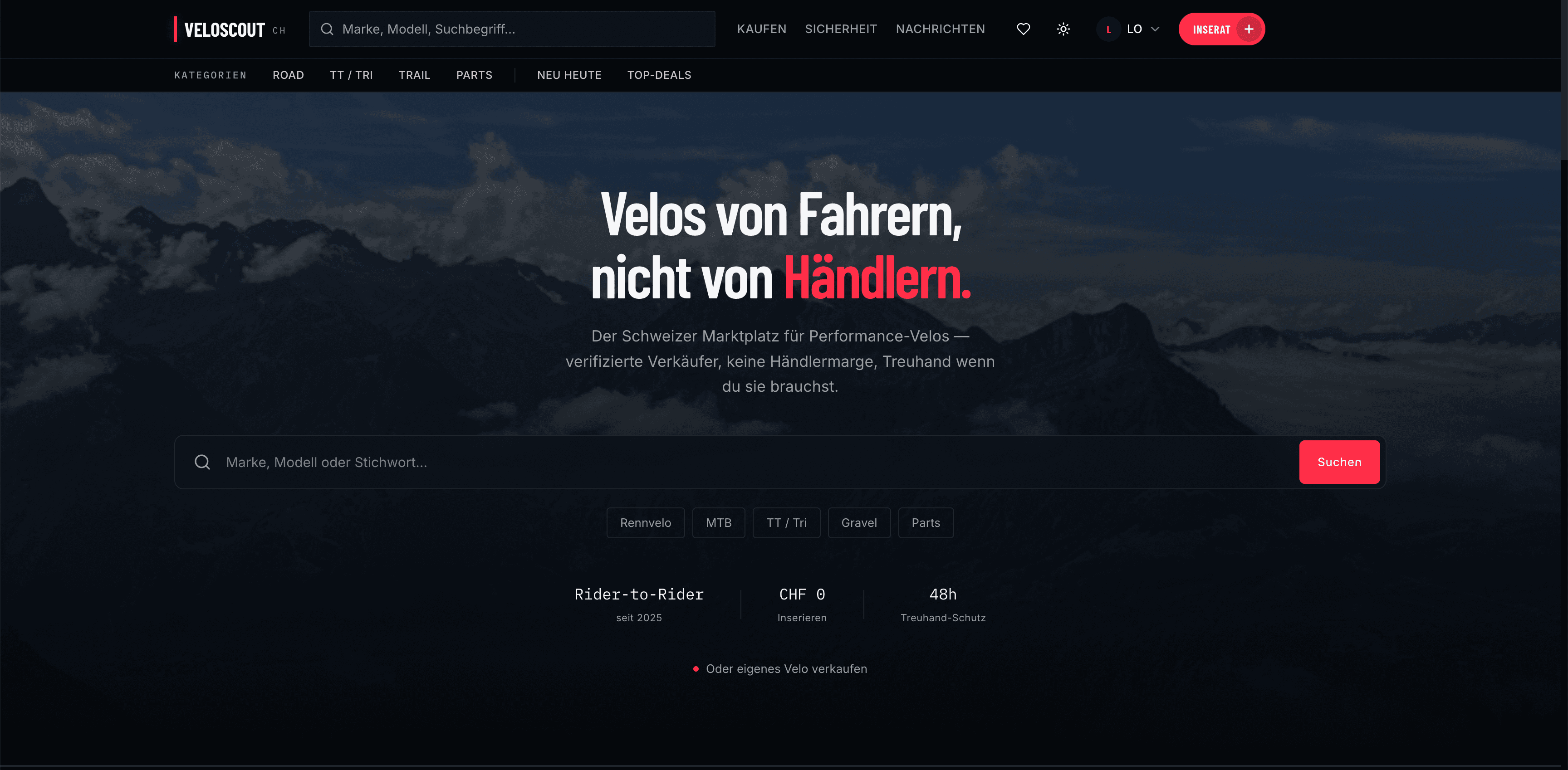 Veloscout — Bike marketplace